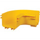 Tripp Lite Toolless Horizontal 90-Degree Elbow for Fiber Routing System, 120 mm (5 in) - Yellow - Polyvinyl Chloride (PVC) SRFC5ELBOW