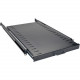 Tripp Lite Rack Enclosure Cabinet Standard Sliding Shelf 50lb Capacity - Black - Cold-rolled Steel (CRS) - 50 lb x Maximum Weight Capacity - RoHS Compliance SRSHELF4PSL