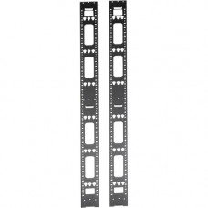 Tripp Lite 42U Rack Enclosure Server Cabinet Vertical Cable Management Bars - 2 Pack - 42U Rack Height - RoHS, TAA Compliance SRVRTBAR