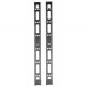 Tripp Lite 48U Rack Enclosure Server Cabinet Vertical Cable Management Bars - Black - 2 Pack - 48U Rack Height - RoHS Compliance SRVRTBAR48