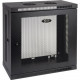 Tripp Lite 12U Wall Mount Rack Enclosure Server Cabinet Wallmount 13" Depth - 12U Rack Height - Wall Mountable - Black - 200 lb Static/Stationary Weight Capacity - RoHS Compliance SRW12U13