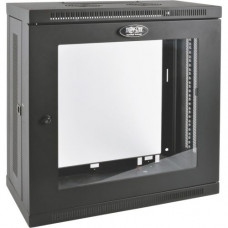 Tripp Lite 12U Wall Mount Rack Enclosure Server Cabinet 13" Depth w Acrylic Window - For LAN Switch, Patch Panel - 12U Rack Height19" Rack Depth - Wall Mountable, Floor Standing - Black - Steel, Acrylic - 200 lb Maximum Weight Capacity - 200 lb 