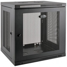 Tripp Lite 12U Wall Mount Rack Enclosure Server Cabinet Low Profile Deep - For LAN Switch, Patch Panel - 12U Rack Height x 19" Rack Width x 20.50" Rack Depth - Wall Mountable - Black - Steel - 200 lb Maximum Weight Capacity - 200 lb Static/Stati