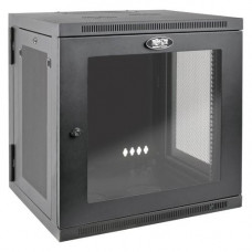 Tripp Lite 12U Wall Mount Rack Enclosure Server Cabinet Hinged Deep Acrylic Window - For UPS - 12U Rack Height x 19" Rack Width x 24.50" Rack Depth - Wall Mountable - Black, Clear - Steel, Acrylic - 200 lb Maximum Weight Capacity - 200 lb Static