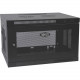 Tripp Lite 6U Wall Mount Rack Enclosure Server Cabinet Switch Depth Deep - For Server - 6U Rack Height x 19" Rack Width x 20.50" Rack Depth - Wall Mountable - Black - Steel - 200 lb Maximum Weight Capacity - 90.70 lb Static/Stationary Weight Cap