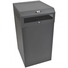 Tripp Lite 16U Wallmount Low Profile Vertical Rack Enclosure Server Cabinet - 19" 16U Wide x 35" Deep Wall Mountable for Server, LAN Switch, Patch Panel, UPS, Battery Pack - Black Powder Coat - Steel - 400 lb x Maximum Weight Capacity - 399.04 l