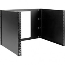 Tripp Lite 8U Wall-Mount Bracket for Small Switches & Patch Panels Hinged - 40 lb Load Capacity - Black SRWO8UBRKT