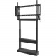 Peerless -AV SmartMount Motorized Height Adjustable Stand/Wall Mount - Up to 86" Screen Support - 280 lb Load Capacity - 72.4" Height x 33.1" Width x 6.6" Depth - Wall Mountable, Floor - Black - TAA Compliance SS598ML3