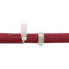 Panduit Pan-Ty Cable Tie - Natural - 500 Pack - 50 lb Loop Tensile - Nylon 6.6 - TAA Compliance SSM2S-D