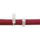 Panduit Pan-Ty Cable Tie - Natural - 100 Pack - 50 lb Loop Tensile - Nylon 6.6 - TAA Compliance SSM2S-C