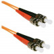 ENET 1M ST/ST Duplex Multimode 62.5/125 OM1 or Better Orange Fiber Patch Cable 1 meter ST-ST Individually Tested - Lifetime Warranty ST2-1M-ENC