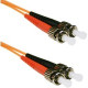 ENET Fiber Optic Duplex Network Cable - 16.40 ft Fiber Optic Network Cable for Network Device - First End: 2 x ST Male Network - Second End: 2 x ST Male Network - Orange - TAA Compliant ST2-5M-ENT