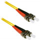 ENET Fiber Optic Duplex Patch Network Cable - Fiber Optic for Network Device - Patch Cable - 2 ft - 2 x ST Male Network - 2 x ST Male Network - 9/125 &micro;m - Yellow ST2-SM-2F-ENC