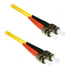 ENET 20M ST/ST Duplex Single-mode 9/125 OS1 or Better Yellow Fiber Patch Cable 20 meter ST-ST Individually Tested - Lifetime Warranty ST2-SM-20M-ENC
