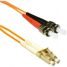 ENET 20M ST/LC Duplex Multimode 50/125 OM2 or Better Orange Fiber Patch Cable 20 meter SC-LC Individually Tested - Lifetime Warranty STLC-50-20M-ENC