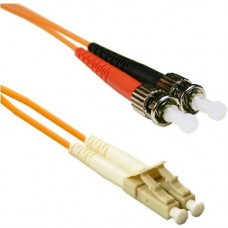 ENET 2M ST/LC Duplex Multimode 50/125 OM2 or Better Orange Fiber Patch Cable 2 meter SC-LC Individually Tested - Lifetime Warranty STLC-50-2M-ENC