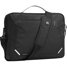 STM Goods Myth Carrying Case (Briefcase) for 15" to 16" Apple Notebook, MacBook Pro - Black - Water Resistant, Moisture Resistant - Thermoplastic Polyurethane (TPU), Fabric, Fleece Lining, Polyester - Handle, Shoulder Strap - 11.4" Height x