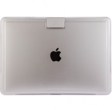 STM Goods Hynt MacBook Pro (2016 & 2017) - Apple MacBook Pro - Clear - Textured, Sandblasted metal badge with etched logo - Polycarbonate, Thermoplastic Polyurethane (TPU) STM-122-154P-33