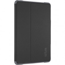 STM Dux Rugged Case for iPad Air - Black doesn&#39;&#39;t fit iPad Air 2 - non-retail packing - Water Resistant, Drop Resistant, Spill Resistant - Polycarbonate, Thermoplastic Polyurethane (TPU), Polyurethane STM-222-066JZB-01