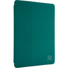 STM Studio case designed to fit Apple iPad 5th Gen 9.7", iPad 6th Gen 9.7, iPad Pro 9.7, iPad Air 1, iPad Air 2 - Dark Green/Smoke - Scuff Resistant, Knock Resistant, Bump Resistant, Scratch Resistant - Polycarbonate, Polyurethane - 9.5" Height 