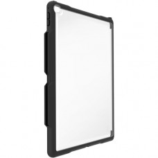 STM Goods Dux Shell iPad Pro 12.9" Case - 2017 - Black - Retail Box - For Apple iPad Pro, iPad Pro (2017) Tablet - Translucent, Black - Rubberized - Drop Resistant, Bump Resistant - Polycarbonate, Thermoplastic Polyurethane (TPU) Rubber STM-222-163L-
