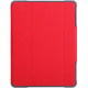 STM Goods Dux Plus Duo Carrying Case for Apple 10.5" iPad Air (3rd Generation), iPad Pro - Transparent, Red - Drop Resistant, Water Resistant, Shock Resistant, Spill Resistant - Polycarbonate Back, Polyurethane Cover, Thermoplastic Polyurethane (TPU)