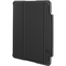 STM Goods Dux Plus Carrying Case for 10.9" Apple iPad Air (4th Generation) Tablet - Transparent, Black - Water Resistant, Drop Resistant, Spill Resistant - Thermoplastic Polyurethane (TPU), Polycarbonate Back - 10.2" Height x 0.6" Width x 8