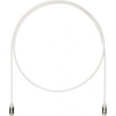 Panduit Cat.6a F/UTP Network Cable - Category 6a - Patch Cable - 1.64 ft - 1 x RJ-45 Male Network - 1 x RJ-45 Male Network - Shielding - Blue - TAA Compliance STP28X0.5MBU