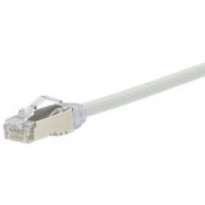Panduit Cat.6a F/UTP Patch Network Cable - 1.64 ft Category 6a Network Cable for Network Device - First End: 1 x RJ-45 Male Network - Second End: 1 x RJ-45 Male Network - Patch Cable - 28 AWG - Black - 25 STP28X0.5MBL-Q