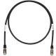 Panduit Cat.6a S/FTP Patch Network Cable - 10 ft Category 6a Network Cable for Network Device - First End: 1 x RJ-45 Male Network - Second End: 1 x RJ-45 Male Network - Patch Cable - Shielding - 26 AWG - Black - 25 - TAA Compliance STP6X10BL-Q