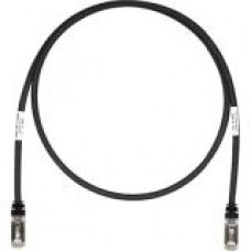 Panduit Cat.6a S/FTP Patch Network Cable - 15 ft Category 6a Network Cable for Network Device - First End: 1 x RJ-45 Male Network - Second End: 1 x RJ-45 Male Network - Patch Cable - Shielding - Black, Black STP6X15BL