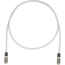 Panduit Cat.6a S/FTP Patch Network Cable - 82.02 ft Category 6a Network Cable for Network Device - First End: 1 x RJ-45 Male Network - Second End: 1 x RJ-45 Male Network - 1.25 GB/s - Patch Cable - Shielding - Black, International Gray - 1 Pack - TAA Comp