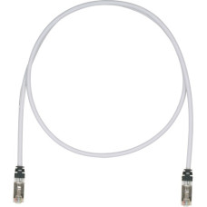 Panduit Cat.6a Patch Network Cable - 6.56 ft Category 6a Network Cable for Network Device - First End: 1 x RJ-45 Male Network - Second End: 1 x RJ-45 Male Network - Patch Cable - Shielding - Gray, Black - TAA Compliance STP6X2MIG