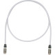 Panduit Cat.6a Patch Network Cable - 6.56 ft Category 6a Network Cable for Network Device - First End: 1 x RJ-45 Male Network - Second End: 1 x RJ-45 Male Network - Patch Cable - Shielding - Gray, Black - TAA Compliance STP6X2MIG