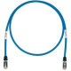 Panduit Cat.6a S/FTP Patch Network Cable - Category 6a Network Cable for Network Device - First End: 1 x RJ-45 Male Network - Second End: 1 x RJ-45 Male Network - 10 Gbit/s - Patch Cable - Shielding - 26 AWG - Blue - 1 STP6X100BU