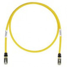 Panduit Cat.6a S/FTP Patch Network Cable - 98.43 ft Category 6a Network Cable for Network Device - First End: 1 x RJ-45 Male Network - Second End: 1 x RJ-45 Male Network - 10 Gbit/s - Patch Cable - Shielding - 26 AWG - Black, Yellow - 1 STP6X30MYL
