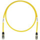 Panduit Cat.6a S/FTP Network Cable - 45 ft Category 6a Network Cable for Network Device - First End: 1 x RJ-45 Male Network - Second End: 1 x RJ-45 Male Network - Shielding - 26 AWG - Black, Yellow - 1 STP6X45YL