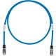Panduit Cat.6a S/FTP Network Cable - 45 ft Category 6a Network Cable for Network Device - First End: 1 x RJ-45 Male Network - Second End: 1 x RJ-45 Male Network - Shielding - 26 AWG - Black, Blue - 1 STP6X45BU