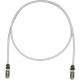Panduit Cat.6a S/FTP Network Cable - 26 ft Category 6a Network Cable for Network Device - First End: 1 x RJ-45 Male Network - Second End: 1 x RJ-45 Male Network - Shielding - 26 AWG - Black, International Gray - 1 STP6X26IG
