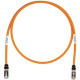 Panduit Cat.6a S/FTP Network Cable - 45 ft Category 6a Network Cable for Network Device - First End: 1 x RJ-45 Male Network - Second End: 1 x RJ-45 Male Network - Shielding - 26 AWG - Black, Orange - 1 STP6X45OR