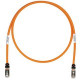 Panduit Cat.6a S/FTP Patch Network Cable - 9 ft Category 6a Network Cable for Network Device - First End: 1 x RJ-45 Male Network - Second End: 1 x RJ-45 Male Network - Patch Cable - Shielding - 26 AWG - Orange - 25 - TAA Compliance STP6X9OR-Q