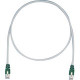 Panduit Cat.5e F/UTP Network Cable - 1.64 ft Category 5e Network Cable - First End: 1 x RJ-45 Male Network - Second End: 1 x RJ-45 Male Network - Patch Cable - Shielding - 26 AWG - International Gray STPCH0.5MBGR