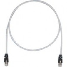 Panduit Cat.5e F/UTP Patch Network Cable - 32.81 ft Category 5e Network Cable for Network Device - First End: 1 x RJ-45 Male Network - Second End: 1 x RJ-45 Male Network - Patch Cable - Shielding - 26 AWG - Black, International Gray - 1 STPCH10MBBL