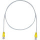 Panduit Cat.5e F/UTP Patch Network Cable - 26.25 ft Category 5e Network Cable for Network Device - First End: 1 x RJ-45 Male Network - Second End: 1 x RJ-45 Male Network - Patch Cable - Shielding - 26 AWG - Yellow, International Gray - 1 STPCH8MBYL