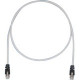Panduit Cat.5e F/UTP Patch Network Cable - 29.53 ft Category 5e Network Cable for Network Device - First End: 1 x RJ-45 Male Network - Second End: 1 x RJ-45 Male Network - Patch Cable - Shielding - 26 AWG - International Gray - 1 - TAA Compliance STPCH9MB