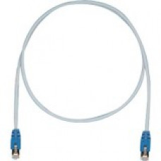 Panduit Cat.5e F/UTP Patch Network Cable - 19.69 ft Category 5e Network Cable for Network Device - First End: 1 x RJ-45 Male Network - Second End: 1 x RJ-45 Male Network - Patch Cable - Shielding - 26 AWG - Blue, International Gray - 1 - TAA Compliance ST