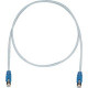 Panduit Cat.5e F/UTP Patch Network Cable - 32.81 ft Category 5e Network Cable for Network Device - First End: 1 x RJ-45 Male Network - Second End: 1 x RJ-45 Male Network - Patch Cable - Shielding - 26 AWG - Blue, International Gray - 1 STPCH10MBBU