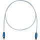 Panduit Cat.5e F/UTP Patch Network Cable - 65.62 ft Category 5e Network Cable for Network Device - First End: 1 x RJ-45 Male Network - Second End: 1 x RJ-45 Male Network - Patch Cable - Shielding - 26 AWG - Blue, International Gray - 1 - TAA Compliance ST