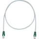 Panduit Cat.5e F/UTP Patch Network Cable - 65.62 ft Category 5e Network Cable for Network Device - First End: 1 x RJ-45 Male Network - Second End: 1 x RJ-45 Male Network - Patch Cable - Shielding - 26 AWG - Green, International Gray - 1 - TAA Compliance S