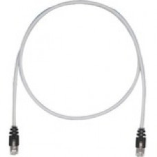 Panduit Cat.5e F/UTP Network Cable - 16.40 ft Category 5e Network Cable - First End: 1 x RJ-45 Male Network - Second End: 1 x RJ-45 Male Network - Patch Cable - Shielding - 26 AWG - Black, International Gray STPCH5MBBL